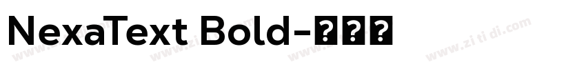 NexaText Bold字体转换 NexaText Bold字体转换
